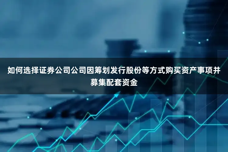 如何选择证券公司公司因筹划发行股份等方式购买资产事项并募集配套资金